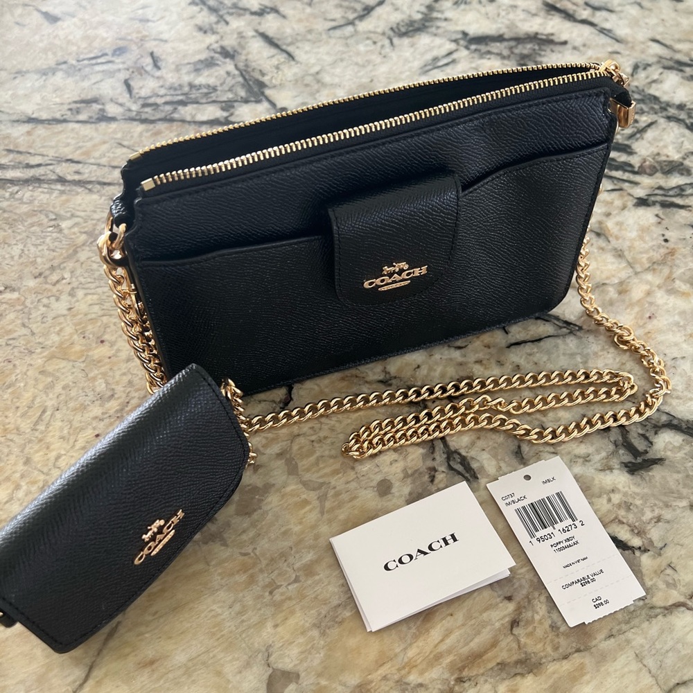 Coach Leather Poppy Crossbody